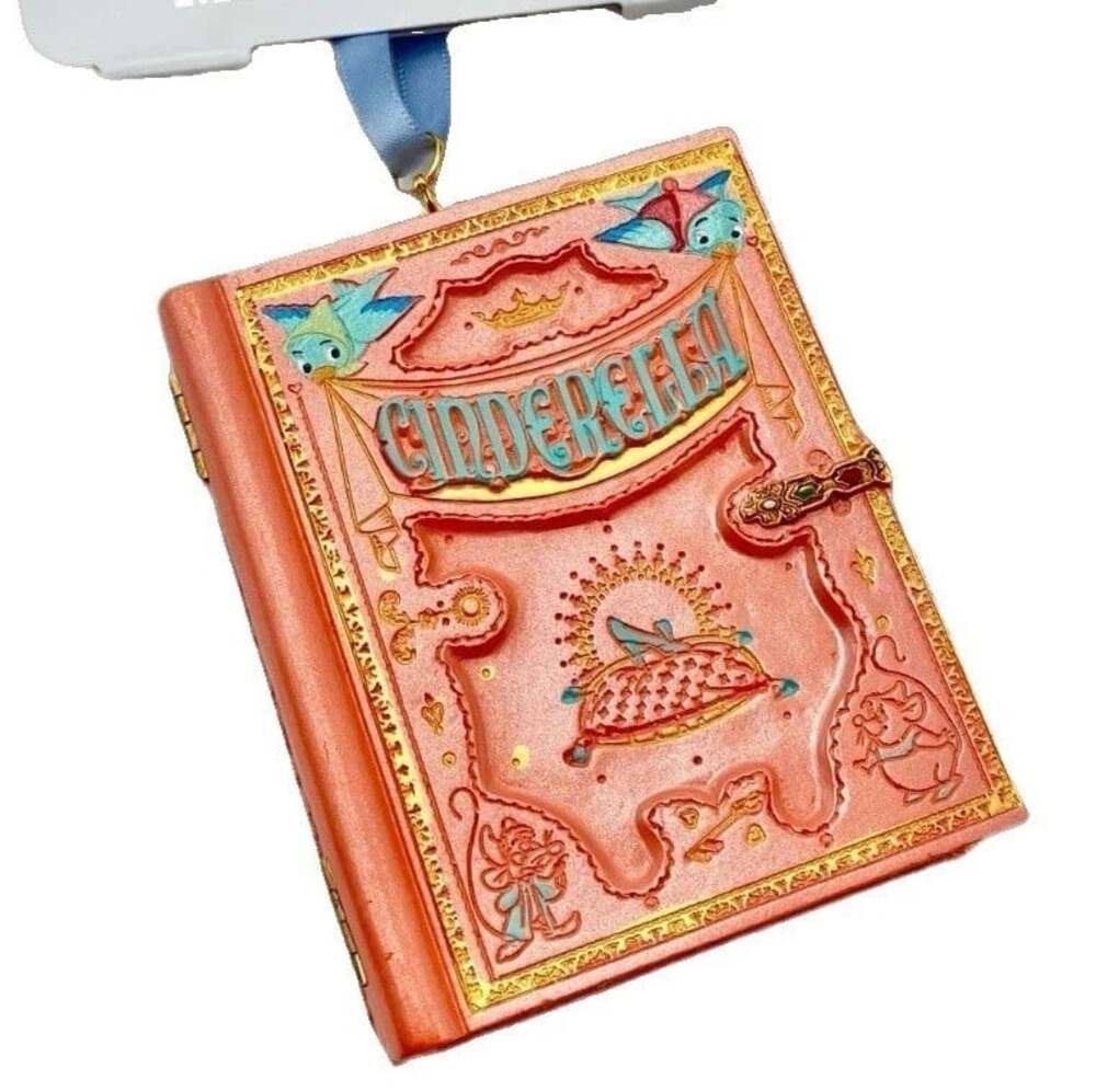 Disney Living Magic Cinderella Sketchbook Ornament Musical Storybook
